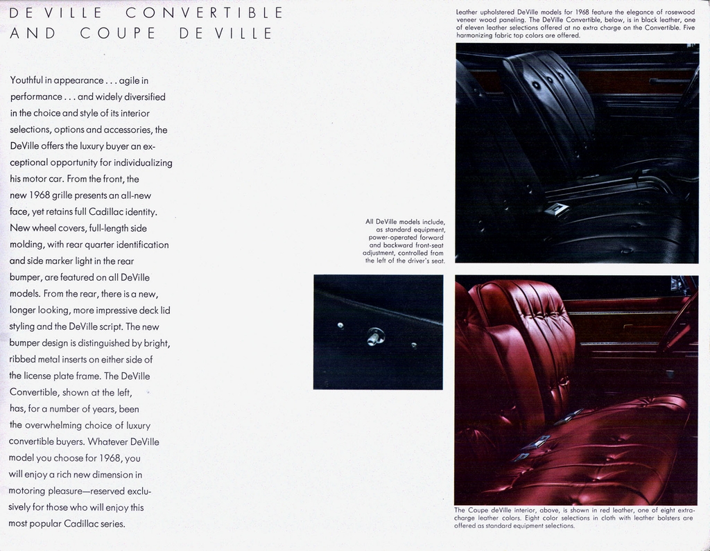 1968 Cadillac Brochure Page 2
